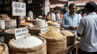 वाराणसी में चीनी की बढ़ती कीमतों पर प्रशासन का हस्तक्षेप, पर्याप्त स्टॉक का दावा।