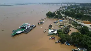 दीघा स्थित सभी घाट गंगा में समाए। जागरण