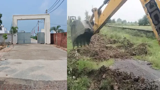 मेरठ में 4 KM में बस गईं 20 से ज्यादा अवैध काॅलोनियां, बिना मकान-दुकान वाली कॉलोनियों पर चली मेडा की JCB 
