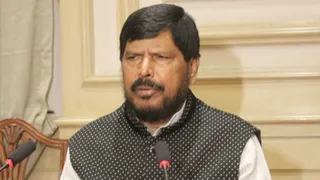 केंद्रीय मंत्री रामदार आठवले। (फाइल फोटो।)