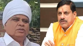 कांग्रेस विधायक फूलसिंह बरैया व सीएम डॉ. मोहन यादव।