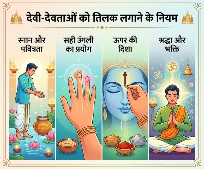 devi devta ko tilak lgane ke niyam