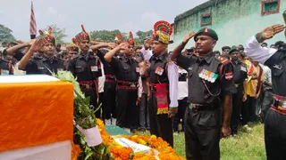 जवान दिलीप उरांव का पंजाब में ड्यूटी के दौरान निधन।