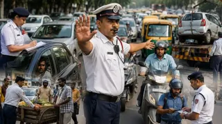 चरखी दादरी में ट्रैफिक पुलिस का बड़ा एक्शन (फाइल फोटो)