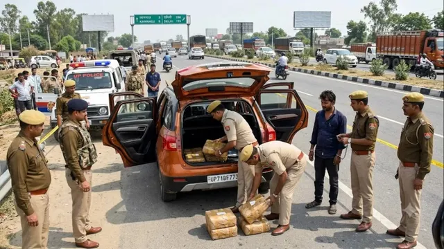 नेपाल से कार में लाया गया था 15 करोड़ का सोना।