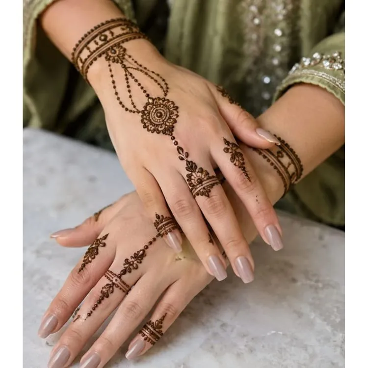 Calligraphy Mehndi designs