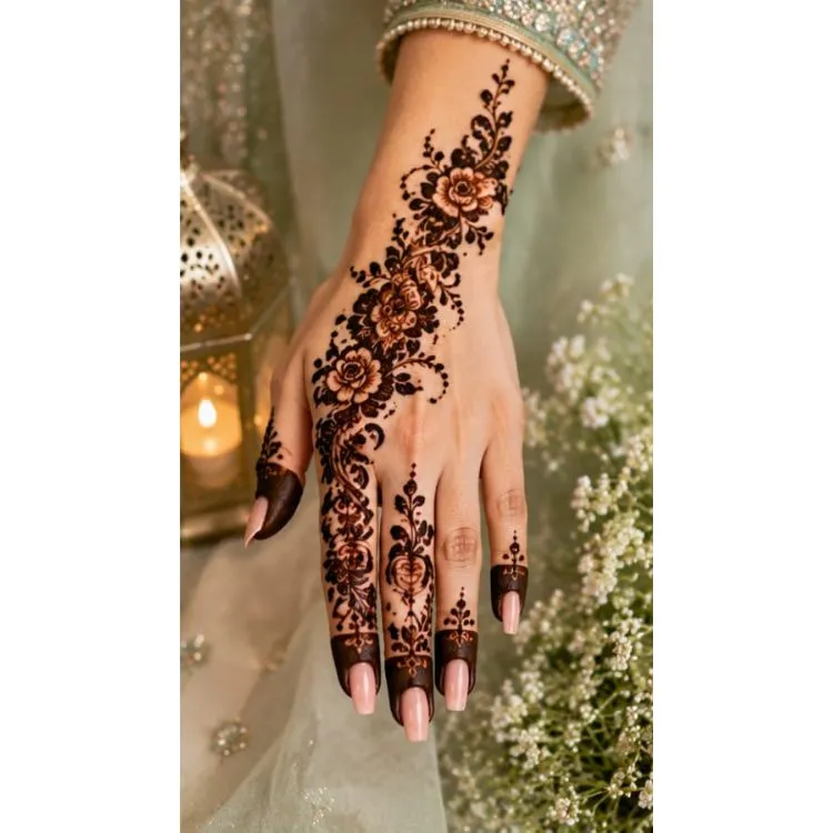 Eid Milad un Nabi Henna patterns