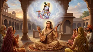 मीरा बाई की कविता से बना ये फिल्मी गाना (AI Generated Image)
