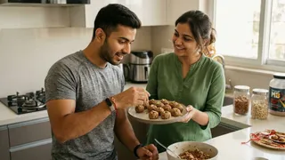 इस बार भाई के लिए बनाएं स्वादिष्ट 'प्रोटीन पेड़ा' (Image Source: AI-Generated)
