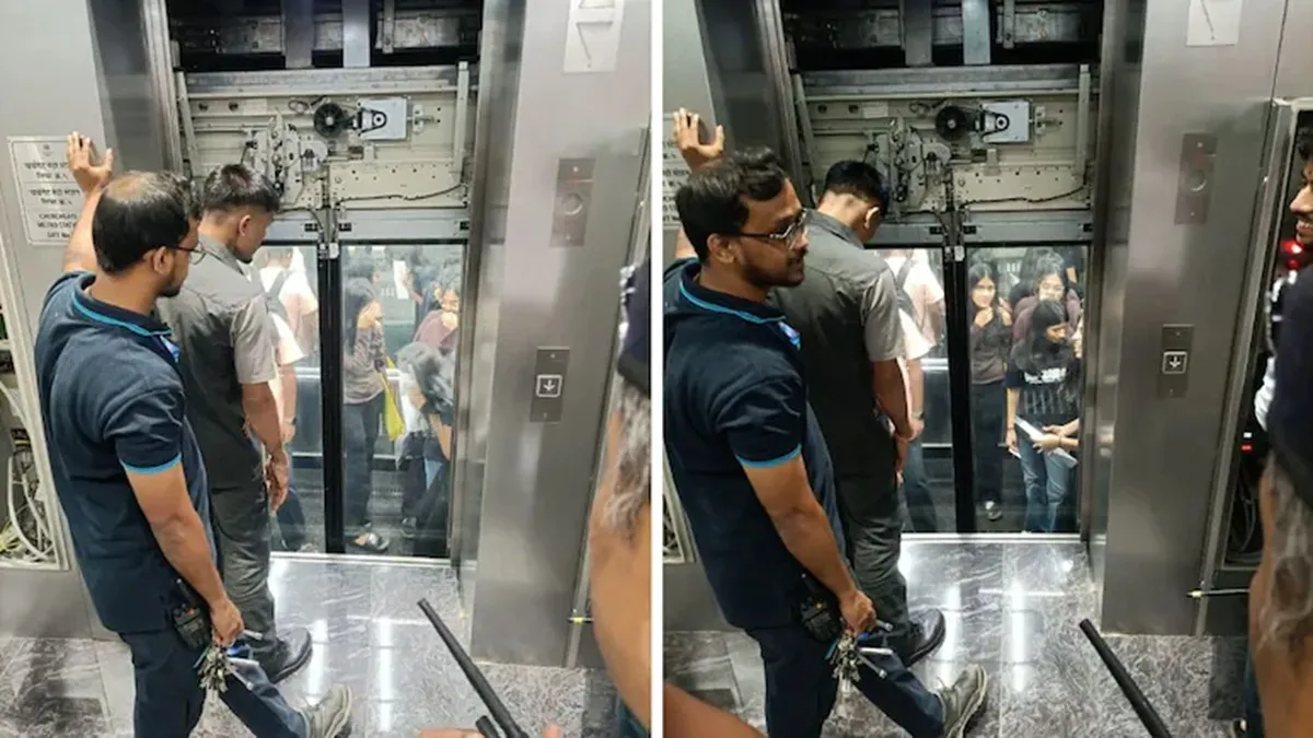 मुंबई: चर्चगेट मेट्रो स्टेशन के लिफ्ट में तकनीकी खराबी, यात्री फंसे; मची चीख-पुकार
