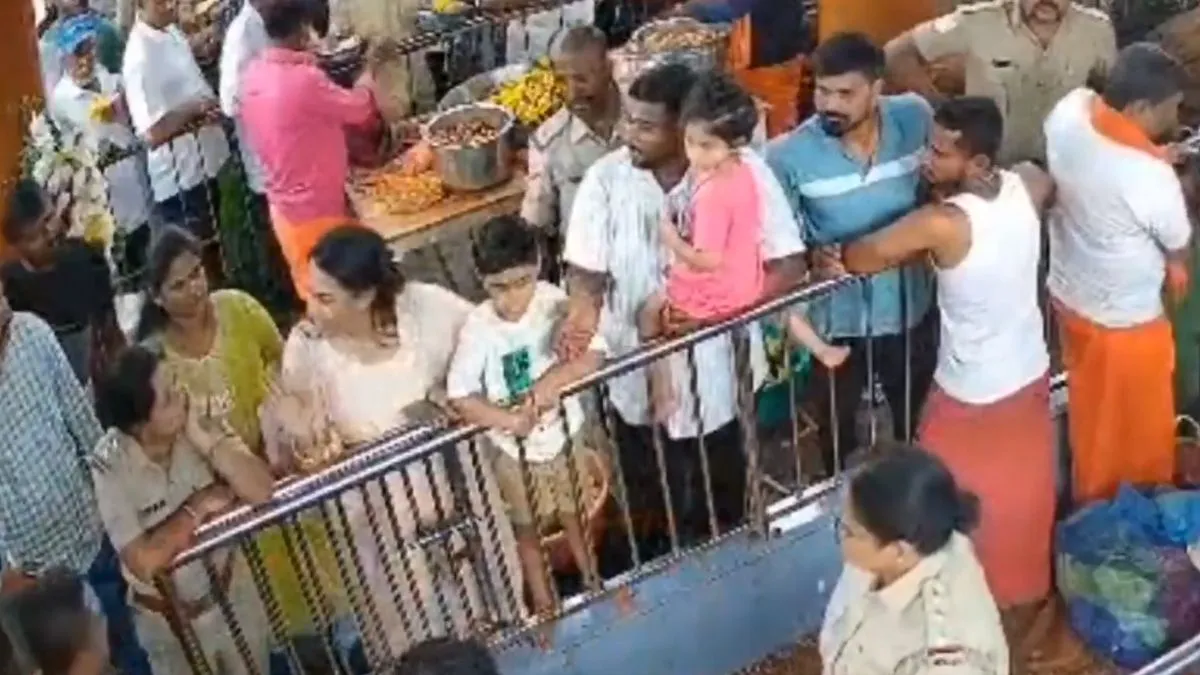कर्नाटक के मंदिर में BJP विधायक की बेटी ने महिला पुलिस अधिकारी को मारा था थप्पड़, सामने आया वीडियो