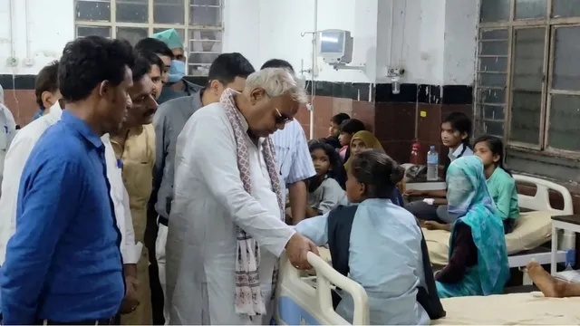 कोटा में मिड-डे मील खाने के बाद 27 बच्चों की बिगड़ी तबीयत। (एएनआई)