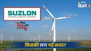 सुजलॉन एनर्जी का शेयर गिरा