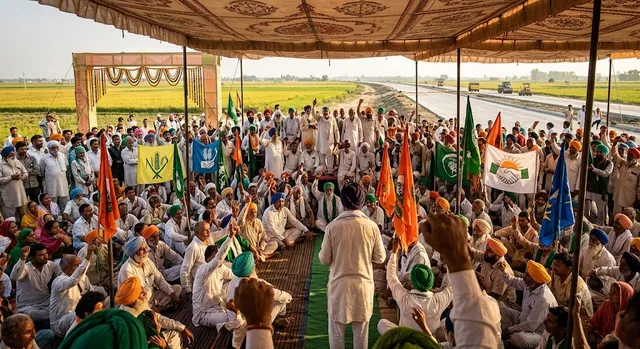 ग्रीनफील्ड एक्सप्रेसवे के लिए बिना मुआवजे जमीन नहीं देंगे सोतई के किसान, 12 गांवों की महापंचायत का एलान
