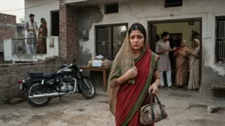 पति ने दूसरी शादी करके पीड़िता को घर से निकाला। एआई इमेज