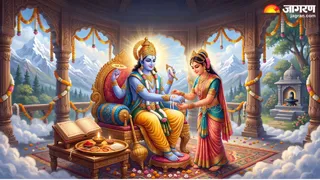 भगवान विष्णु और माता पार्वती का रिश्ता (Picture Credit: AI Generated)