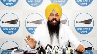 आम आदमी पार्टी के सांसद मलविंदर सिंह कंग।