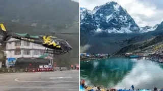 मणिमहेश यात्रा हेलीकॉप्टर और पैदल मार्ग से शुरू हो गई है।