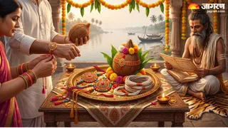 रक्षाबंधन, नारली पूर्णिमा, श्रावणी उपाकर्म और संस्कृत दिवस का अद्भुत महासंयोग (Picture Credit: AI Generated)