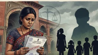 बेटी-दामाद से अपने ही 6 बच्चों की कस्टडी मांग रही मां (AI जेनरेटेड फोटो)