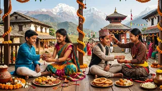 भारत में रक्षाबंधन, नेपाल में 'जनै पूर्णिमा' (AI Generated Image)