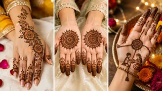 Raksha Bandhan Mehndi Designs: रक्षाबंधन पर ट्राई करें ये ट्रेंडी मेहंदी डिजाइन्स (Image Source: AI-Generated)