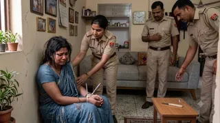 दो साल के बेटे पर गले पर मां ने पेपर कटर मारा। फोटो: एआई जनरेटेड