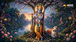श्रीकृष्ण का केशव स्वरूप। (Picture Credit- AI Generated)