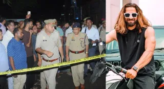 शामली में अंकित बालियान की हत्या के बाद गुरुवार को घटनास्थल पर पहुंचे एसपी, अंकित का फाइल फोटो।
