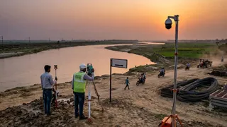विजय घाट फोरलेन पुल के लिए होगा ट्रैफिक सर्वे, तीन सितंबर को खुलेगी निविदा (AI Generated Image)