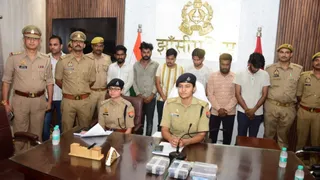 पुलिस की गिरफ्त में म्यूल खातों का संचालन करने वाला गिरोह