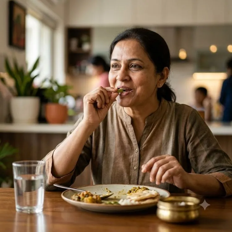 eating elaichi after food