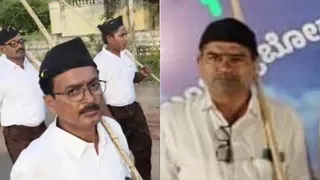 RSS की रैली में शामिल होने पर दो सरकारी शिक्षक निलंबित (फोटो- सोशल मीडिया)