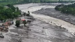 नेपाल में बाढ़ को लेकर दहशत का माहौल।