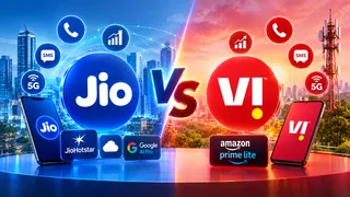 Jio ₹1029 या Vi ₹996, जानें किस प्लान में है ज्यादा फायदा। Photo- ChatGPT.