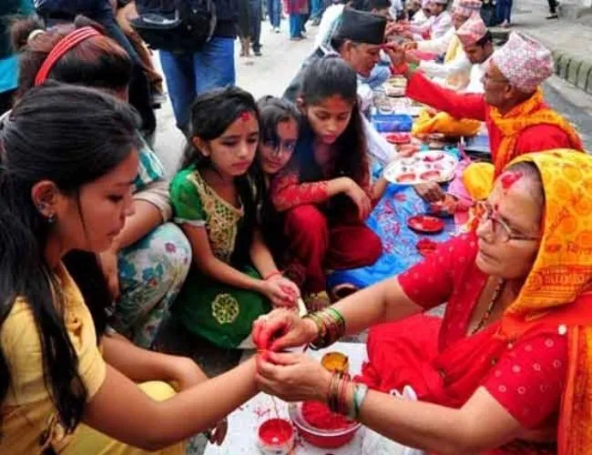 Raksha Bandhan in Nepal Biratnagar Celebrates Indian Traditions (1)