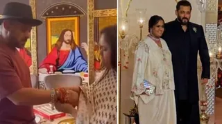 सलमान खान-अर्पिता राखी सेलिब्रेशन/ फोटो- Instagram