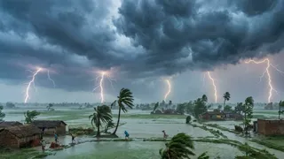 बिहार का मौसम(एआई जेनरेटेड तस्वीर)