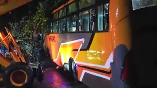 ऋषिकेश में यही बस हुई थी दुर्घटनाग्रस्त