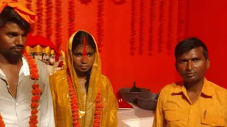 प्रेमी जोड़े ने रचाई शादी। (जागरण)
