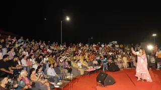 तवी वंडरलैंड पार्क में संगीत, कला और संस्कृति के रंगों से सजी यूफोरिया की शाम (फोटो: जागरण)