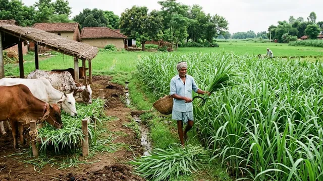 बहराइच में नेपियर घास से लहलहाएंगे खेत, मवेशियों को सालभर मिलेगा हरा चारा; किसानों को भी दी जाएगी प्रोत्साहन राशि
