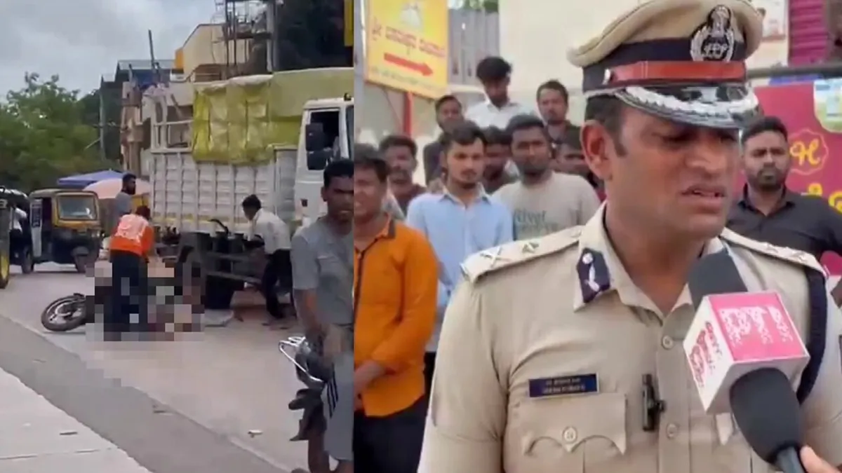 कर्नाटक में सरेराह कत्लेआम: हुबली में दिनदहाड़े पीछा कर कुल्हाड़ी से काटकर हत्या, खौफनाक वीडियो वायरल
