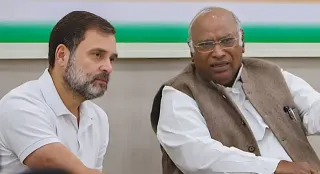 राहुल गांधी और मल्लिकार्जुन खरगे। (तस्वीर- फाइल)