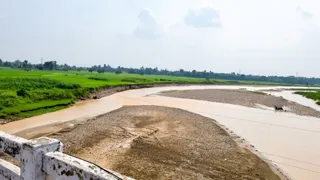 किसानों की हर साल निगल रहा तरनाह नाला जमीन।
