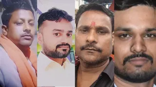 शराब कांड में मृत विकास राम, शशि कुमार, पंकज सिंंह और निशु कुमार। फाइल