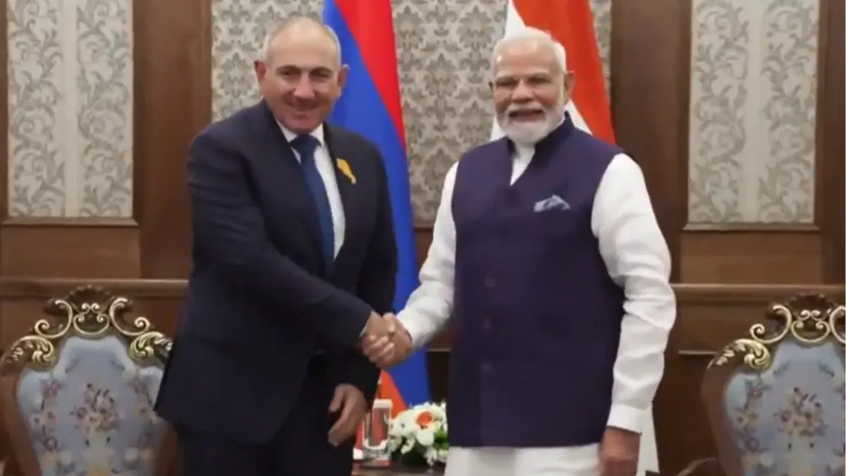 अर्मेनिया के प्रधानमंत्री से पीएम मोदी की मुलाकात, रक्षा सौदों पर हुई खास बातचीत