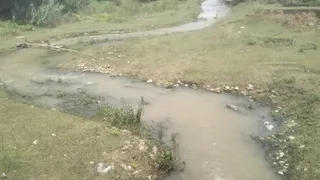 Banka Drought Concern: शंभुगंज में भादो मास में भी सूखी पड़ी गंगटी नदी का पाट और पुल के नीचे पानी के बहाव को देखते चिंतित किसान