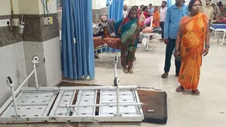 GMCH में ग्रामीणों ने किया हंगामा