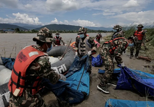 flood in nepal